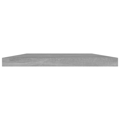 Vidaxl wandschappen 4 st 40x20x1,5 cm bewerkt hout betongrijs