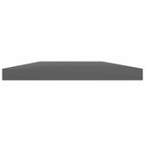 Vidaxl wandschappen 8 st 40x20x1,5 cm spaanplaat hoogglans grijs