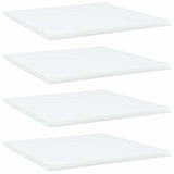 Vidaxl wandschappen 4 st 40x40x1,5 cm bewerkt hout wit