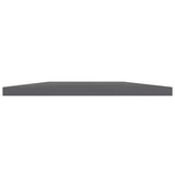 Vidaxl wandschappen 8 st 40x40x1,5 cm bewerkt hout hoogglans grijs