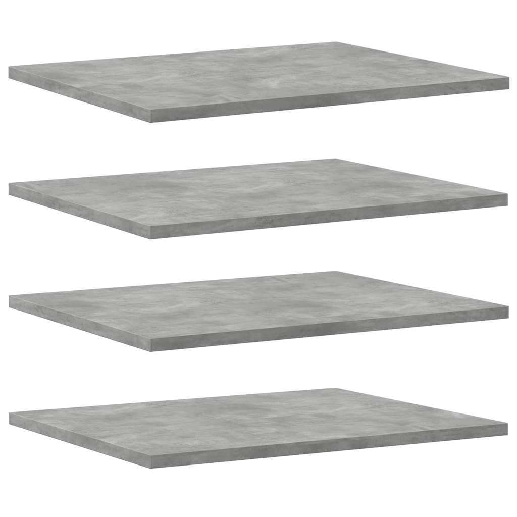 Vidaxl wandschappen 8 st 40x50x1,5 cm bewerkt hout betongrijs