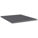 Vidaxl wandschappen 8 st 40x50x1,5 cm bewerkt hout hoogglans grijs