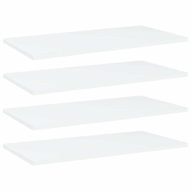 Vidaxl wandschappen 4 st 60x30x1,5 cm spaanplaat wit