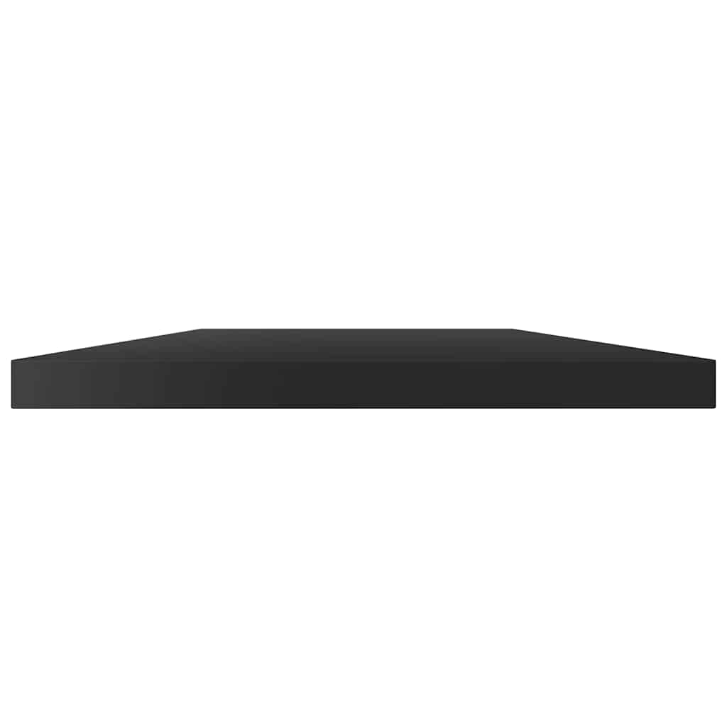 Vidaxl wandschappen 8 st 60x40x1,5 cm spaanplaat hoogglans zwart