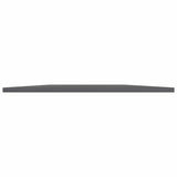 Vidaxl wandschappen 8 st 80x30x1,5 cm spaanplaat hoogglans grijs