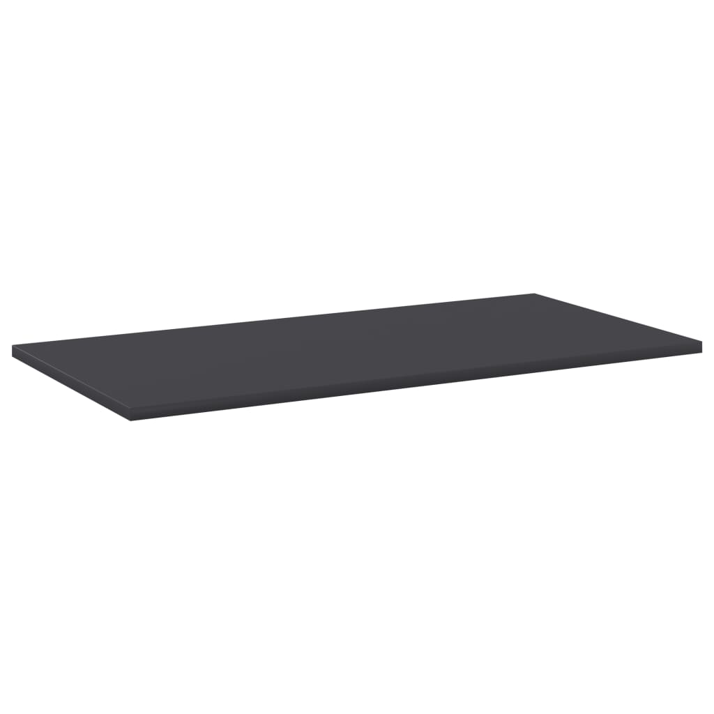 Vidaxl wandschappen 8 st 80x40x1,5 cm spaanplaat grijs