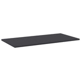 Vidaxl wandschappen 8 st 80x40x1,5 cm spaanplaat grijs