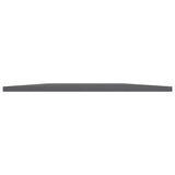 Vidaxl wandschappen 4 st 80x50x1,5 cm spaanplaat hoogglans grijs