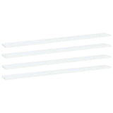 Vidaxl wandschappen 4 st 100x10x1,5 cm spaanplaat wit