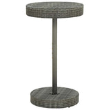 Vidaxl 3-delige tuinbarset met kussens poly rattan grijs