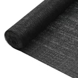 Vidaxl privacy net zwart 2x50 m hdpe 75 g m²