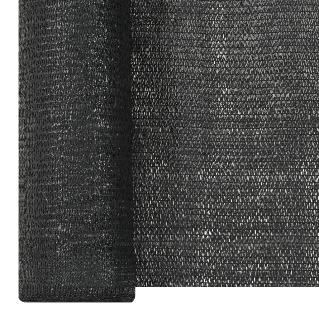 Vidaxl PrivacyNet 150 g m² 1,2 x 25 M HDPE Schwarz