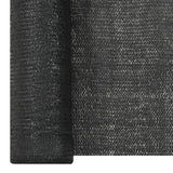 VidaXL Sichtschutznetz 195 g m² 1,8x50 m HDPE schwarz