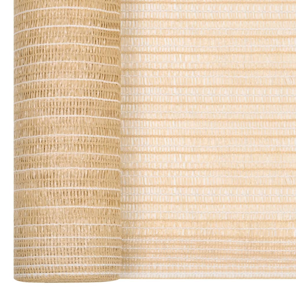 VidaXL Sichtschutznetz 195 g m² 2x10 m HDPE Beige