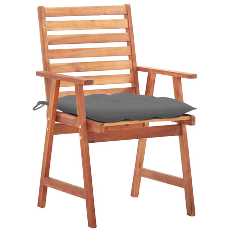 Vidaxl tuinstoelen 2 st met kussens massief acaciahout