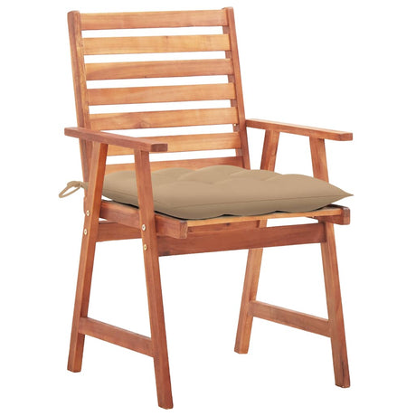 Vidaxl tuinstoelen 2 st met kussens massief acaciahout