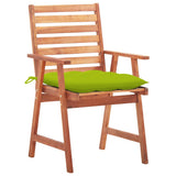 Vidaxl tuinstoelen 2 st met kussens massief acaciahout