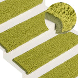 VidaXL Stufenmatten 15 Stück 65x21x4 cm grün