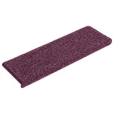 VidaXL Stufenmatten 15 Stück 65x21x4 cm dunkelviolett