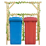 Vidaxl Pergola für 2 Behälter imprägnierte Kiefern