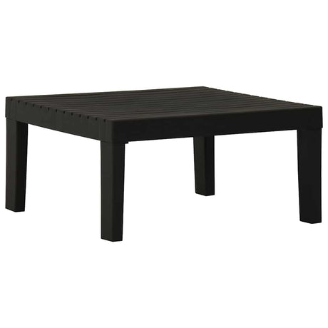 Vidaxl 3-delige loungeset met kussens kunststof grijs