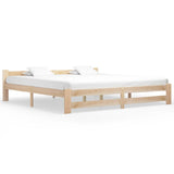 Vidaxl bedframe massief grenenhout 200x200 cm