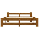 Vidaxl bedframe massief grenenhout honingbruin 140x200 cm