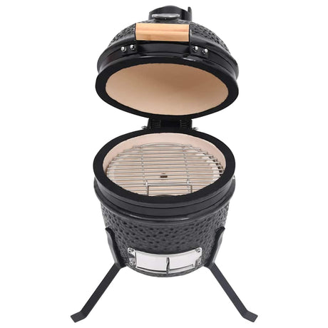 Vidaxl Kamado Barbecue 2-in-1 56 cm Keramikschwarz
