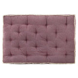 Vidaxl Bank Kissen Palette 120x80x10 cm Bordeaux Rot