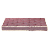 Vidaxl Bank Kissen Palette 120x80x10 cm Bordeaux Rot
