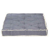 Vidaxl Bank Kissen Palette 120x80x10 cm Blau