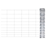 Vidaxl HEK 50 x 1 m verzinkte Stahl Silberfarbe