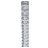 Vidaxl HEK 50x1,5 M verzinkte Stahl Silberfarbe
