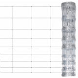 Vidaxl HEK 50 x 1,2 M verzinkte Stahl Silberfarbe