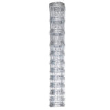 Vidaxl -Zaun 50 m 150 cm verzinkter Stahl Silberfarben