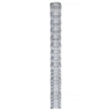 Vidaxl HEK 50 x 1,6 M verzinkte Stahl Silberfarbe