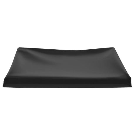 VIDAXL -Teich Liner 0,5 mm 1x8 m PVC Schwarz