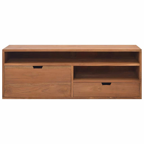 Vidaxl tv-meubel 110x30x40 cm massief teakhout