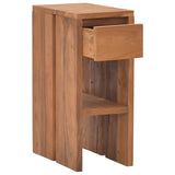 Vidaxl nachtkastje 20x35x50 cm massief teakhout