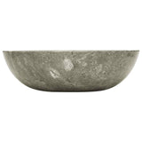 VIDAXL SAKK Ø40x12 cm Marmorgrau