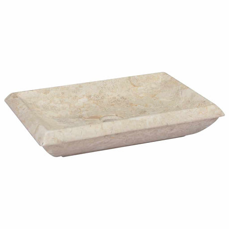 Vidaxl Sink 50x35x10 cm Marmorcreme gefärbt