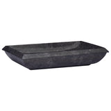 Vidaxl Sink 50x35x10 cm Marmor Schwarz