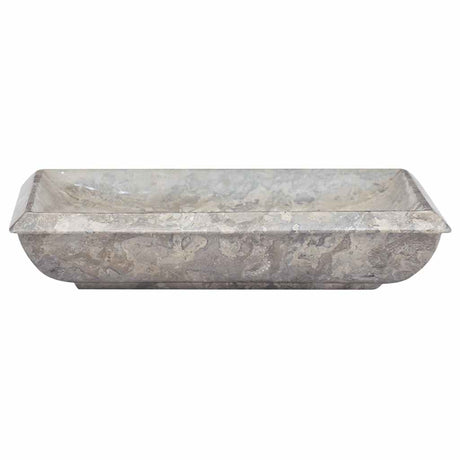 Vidaxl Sink 50x35x10 cm Marmorgrau