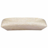 Vidaxl gootsteen 50x35x10 cm marmer crèmekleurig