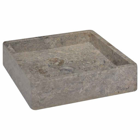 Vidaxl Sink 40x40x10 cm Marmorgrau