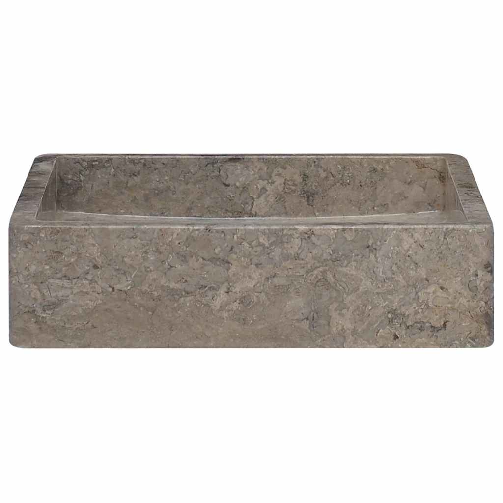 Vidaxl Sink 40x40x10 cm Marmorgrau