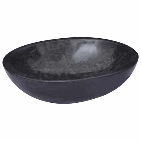 Vidaxl Sink 53x40x15 cm Marmor Schwarz