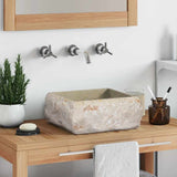 Vidaxl Sink 30x30x13 cm Marmorcreme -ausgelöst