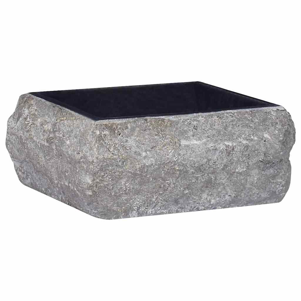 Vidaxl Sink 30x30x13 cm Marmor Schwarz