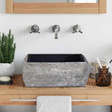 Vidaxl Sink 30x30x13 cm Marmor Schwarz
